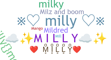 নিকনেম - Milly