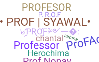নিকনেম - Prof