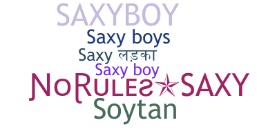 নিকনেম - saxyboy