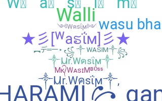নিকনেম - Wasim