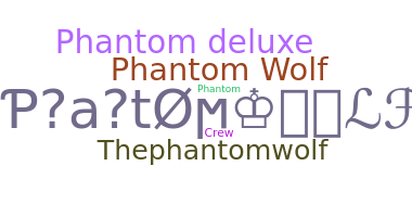 নিকনেম - PhantomWolf