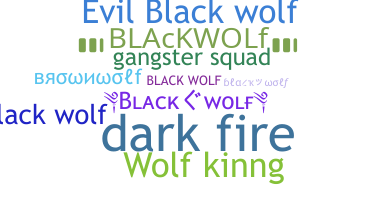 নিকনেম - Blackwolf