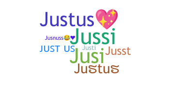 নিকনেম - Justus