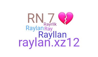 নিকনেম - Raylan