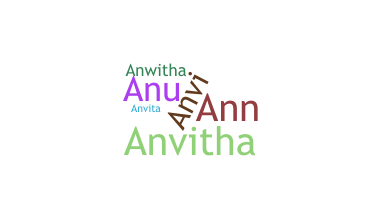 নিকনেম - Anvitha