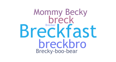 নিকনেম - Brecklyn