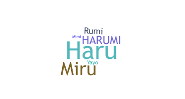 নিকনেম - Harumi