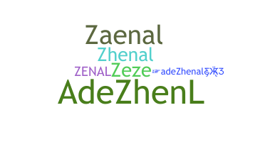নিকনেম - zenal