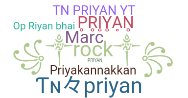 নিকনেম - Priyan