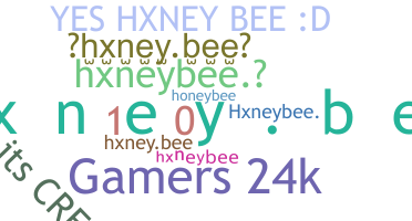 নিকনেম - hxneybee
