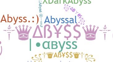 নিকনেম - Abyss