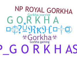 নিকনেম - Gorkha