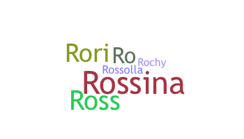 নিকনেম - Rossana