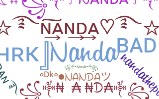 নিকনেম - Nanda