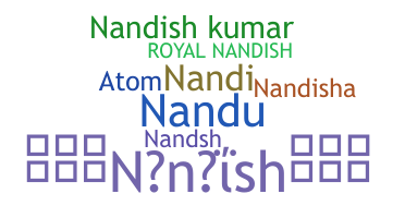 নিকনেম - Nandish