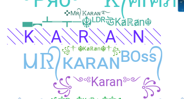 নিকনেম - Karan