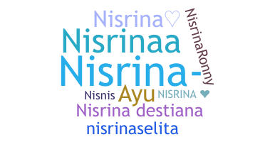 নিকনেম - Nisrina