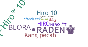 নিকনেম - Hiro10