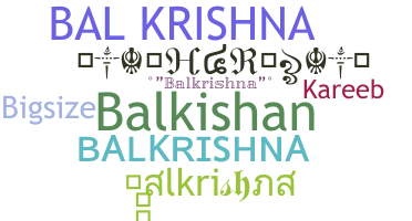 নিকনেম - Balkrishna