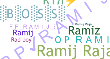 নিকনেম - RamiJ