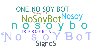 নিকনেম - Nosoybot