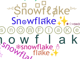নিকনেম - Snowflake