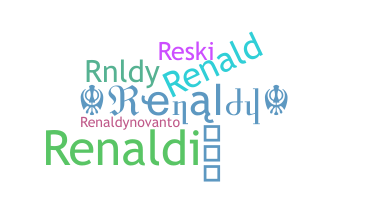 নিকনেম - Renaldy