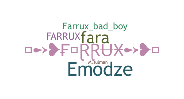 নিকনেম - Farrux