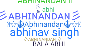 নিকনেম - Abhinandan