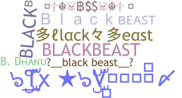 নিকনেম - Blackbeast