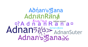 নিকনেম - AdnanRana