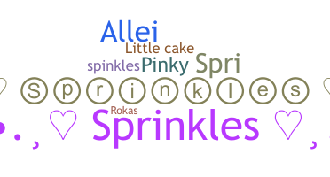 নিকনেম - Sprinkles