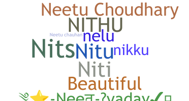 নিকনেম - Neetu