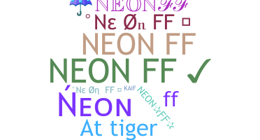 নিকনেম - neonff