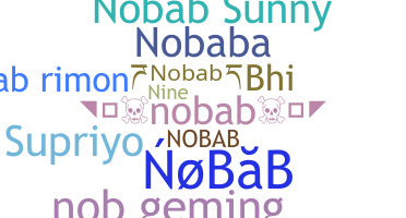 নিকনেম - Nobab