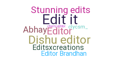 নিকনেম - Editors