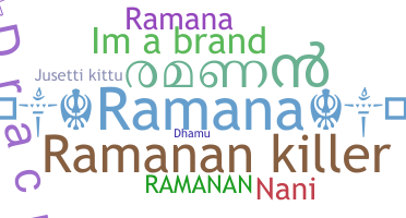 নিকনেম - Ramanan