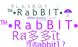 নিকনেম - rabbit