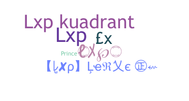 নিকনেম - LXP