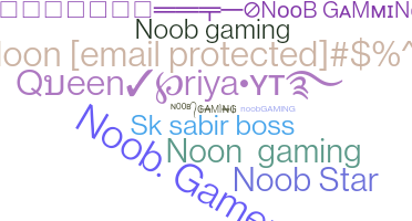 নিকনেম - NoobGaming