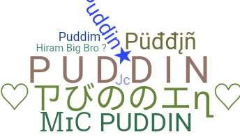 নিকনেম - Puddin