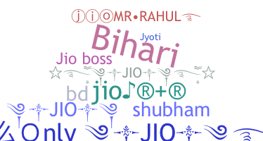 নিকনেম - jio