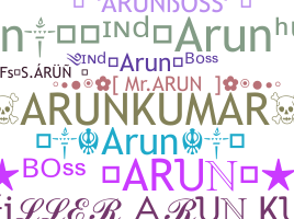 নিকনেম - Arunkumar