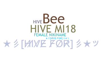 নিকনেম - Hive