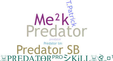 নিকনেম - predatorpro