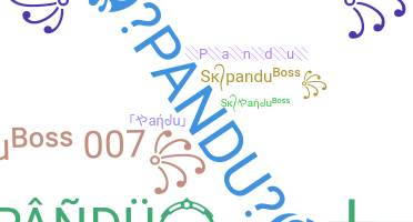 নিকনেম - Pandu