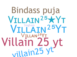 নিকনেম - Villain25yt