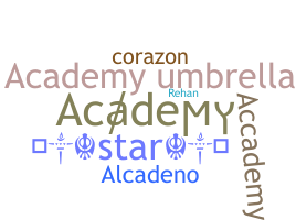 নিকনেম - academy