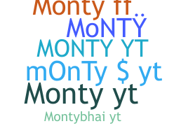 নিকনেম - MontyYT