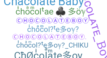 নিকনেম - chocolateboy
